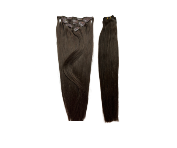 Clip in hair extensions