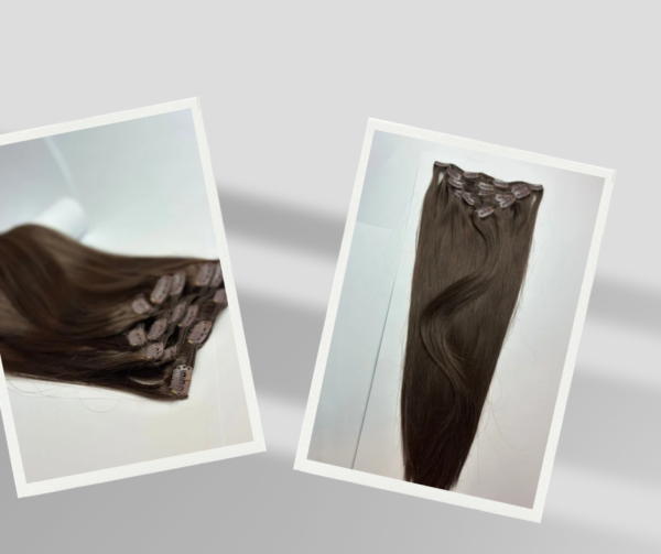 Clip in hair extensions